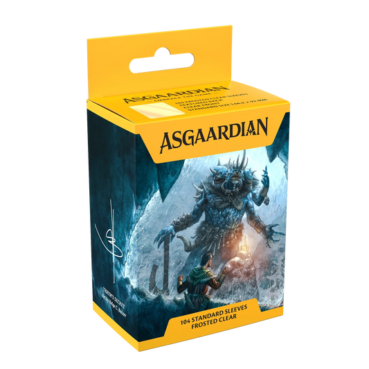 Asgaardian 1100 Frosted Clear Standard Sleeves