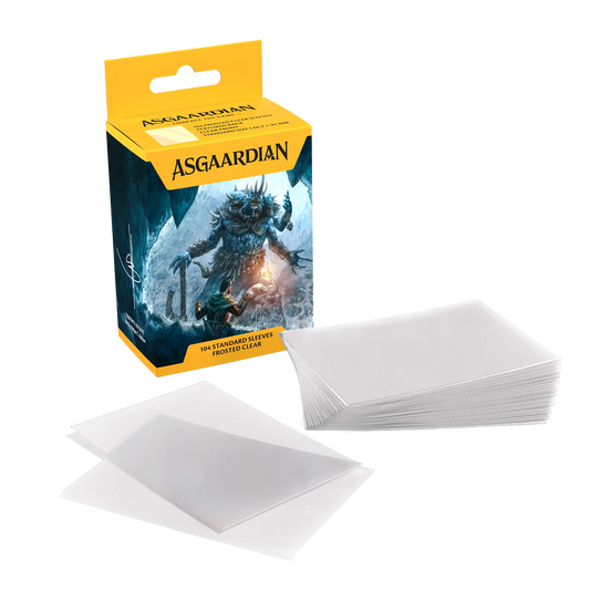 Asgaardian 1100 Frosted Clear Standard Sleeves