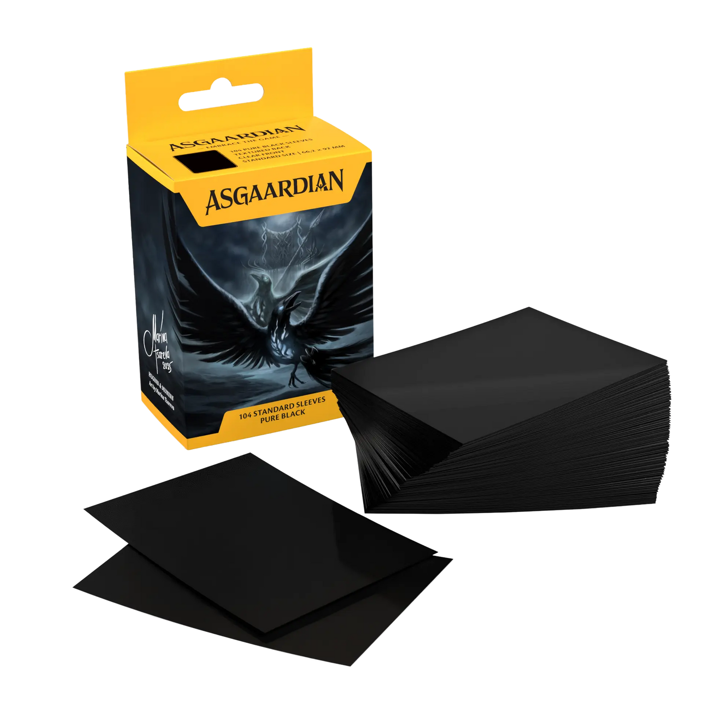 Asgaardian 1101 Pure Black Standard Sleeves
