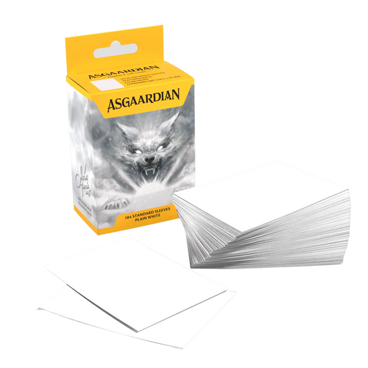 Asgaardian 1105 Plain White Standard Sleeves